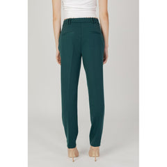 Pantalon en polyester vert uniquement