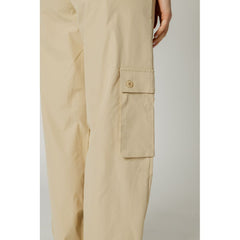 Pantalon en coton beige uniquement