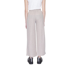 Jacqueline De Yong Gray Viscose Pant