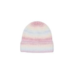 Pieces Multicolor Marabou Beanie