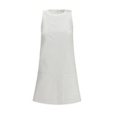 Courrèges White Cotton Casual Dress
