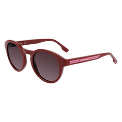 Lacoste Sonnenbrille mit roter Spritzgussoptik