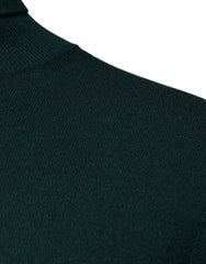 Dolce & Gabbana Grüner Kaschmir-Rollkragenpullover für Herren