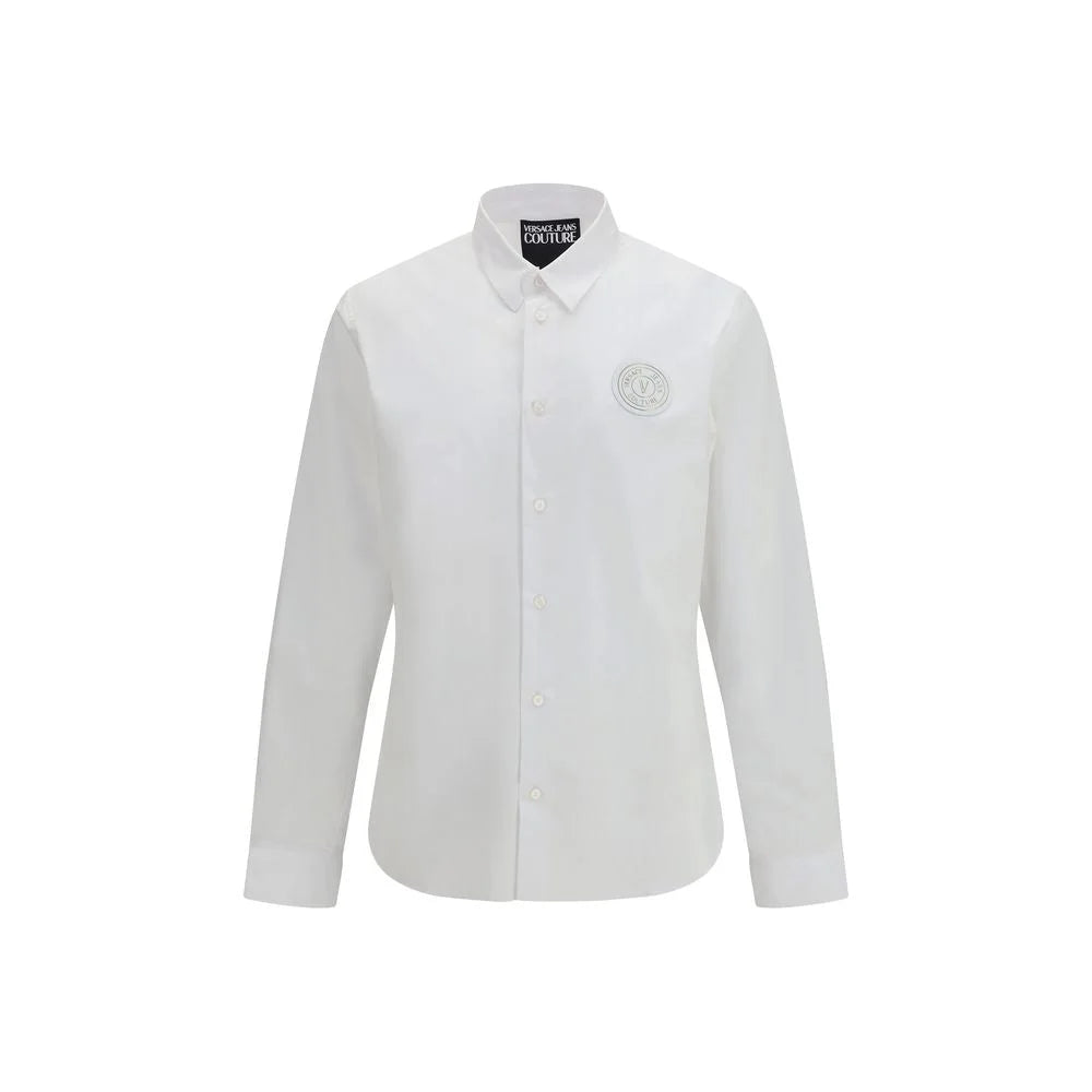 Versace Jeans White Cotton Shirt - IT52 | XL
