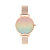 Montre Olivia Burton multicolore en acier inoxydable