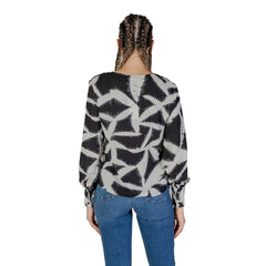 Schwarze Bluse aus recyceltem Polyester von Jacqueline De Yong