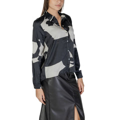 Chemise uniquement en polyester recyclé noir