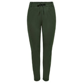 Pantalon en viscose verte uniquement
