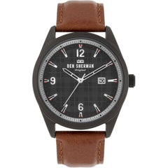 Montre en cuir marron Ben Sherman