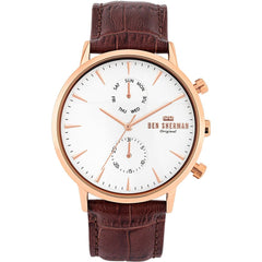 Ben Sherman Uhr aus braunem Leder