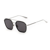 Lunettes de soleil Belstaff en acier inoxydable gris