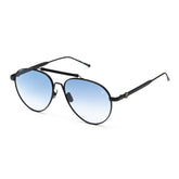 Lunettes de soleil Belstaff en acier inoxydable noir