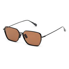 Lunettes de soleil Belstaff en acier inoxydable noir