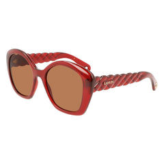 Lunettes de soleil Lanvin rouges à injection bio