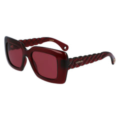 Lunettes de soleil Lanvin rouges à injection bio