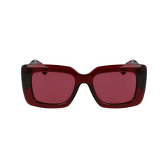 Lunettes de soleil Lanvin rouges à injection bio