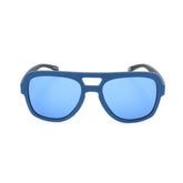 Lunettes de soleil Adidas en plastique bleu