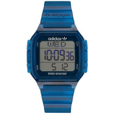 Montre Adidas en résine bleue