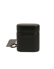 Étui à rabat Dolce & Gabbana en PVC noir avec logo imprimé, pour AirPods