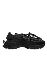 Dolce & Gabbana Schwarze Low Top Space Schnür-Sneaker Schuhe