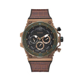 Montre Guess marron synthétique