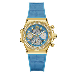 Montre Guess bleue synthétique