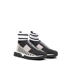 Dolce & Gabbana Sneaker aus schwarzem Stoff