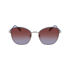 Lunettes de soleil Longchamp en métal gris