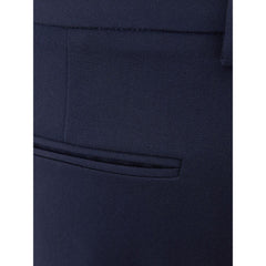 Lardini Pantalon élégant en laine bleue pour femme