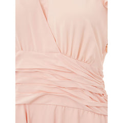 Robe élégante en acétate rose Lardini