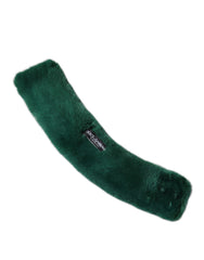 Écharpe Dolce & Gabbana à col en vison vert pour femme