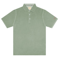 Tramarossa-Poloshirt aus grüner Baumwolle