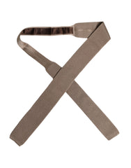 Cravate ajustable en soie marron Dolce & Gabbana