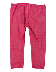 Dolce & Gabbana Fuchsia Logo Spitze Dessous Cropped Tight Unterwäsche