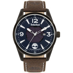 Montre Timberland en cuir marron