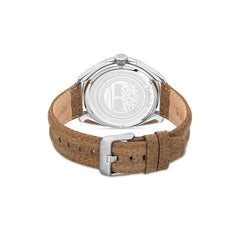 Montre Timberland en cuir marron