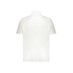 Balmain White Cotton Polo Shirt
