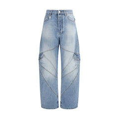 Amiri Blue Cotton Jeans Denim