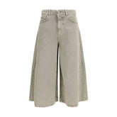 PINKO Beige Lyocell Bermuda Shorts