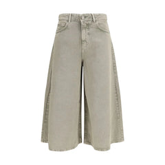 PINKO Beige Lyocell Bermuda Shorts