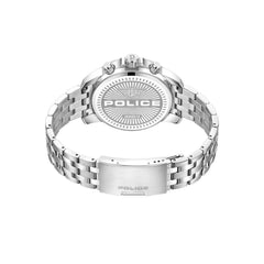 Montre en acier inoxydable gris police