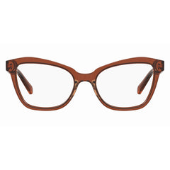 Moschino-Fassungen aus gelbem Acetat