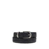 Ceinture en cuir stretch tressé Brunello Cucinelli