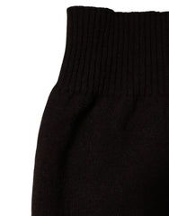 Dolce & Gabbana brauner Kaschmir-Strick-Halswärmer Foulard-Schal