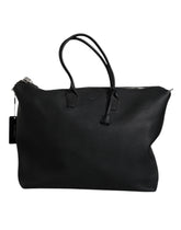 Dolce & Gabbana Schwarze Reisetasche aus Kalbsleder