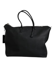Dolce & Gabbana Schwarze Reisetasche aus Kalbsleder