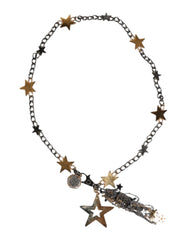 Dolce & Gabbana Taillengürtel mit silbernen, goldenen und messingfarbenen Verzierungen