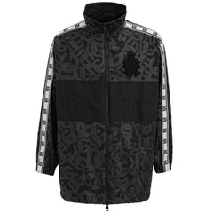 Dolce & Gabbana Black Polyester Jackets & Coat