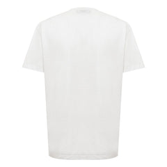 T-shirt basique en coton blanc chic Dsquared²