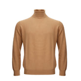KANGRA Eleganter brauner Wollpullover für Herren